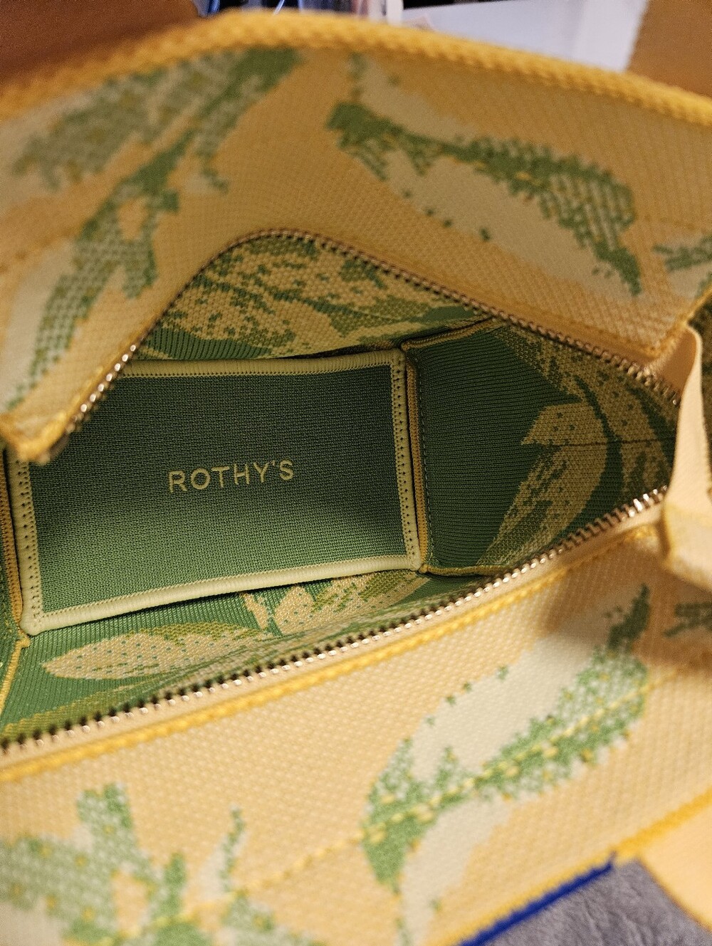 Rothy's The Mini Handbag Floral Limoncello Crossbody - Picture 4 of 6